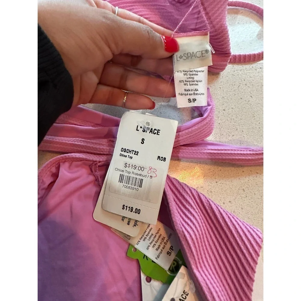 Nwt L*Space Chloe Triangle Top